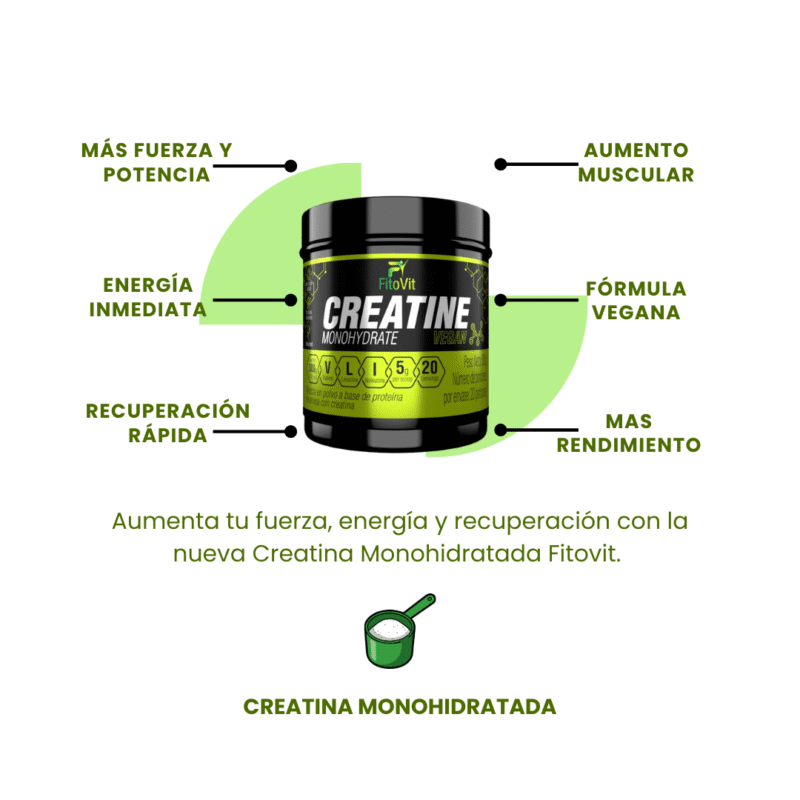 Creatina Monohidratada Premium Fitovit - mujer - nenolab